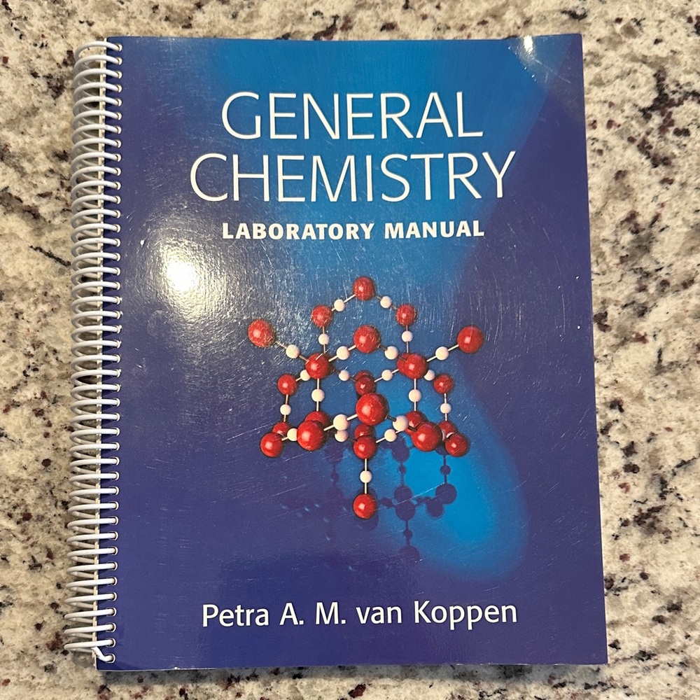 General Chemistry Laboratory Manual